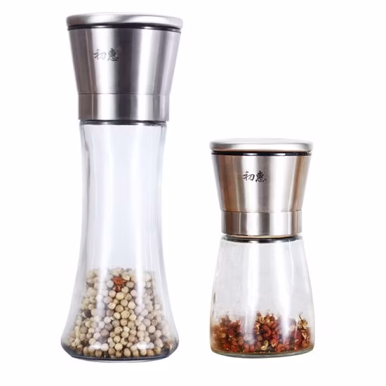 経済的な120ml/180ml/200ml手動ソルト&ペッパーミル